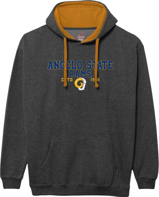 Angelo State University Rams Colorblock Hooded Sweatshirt