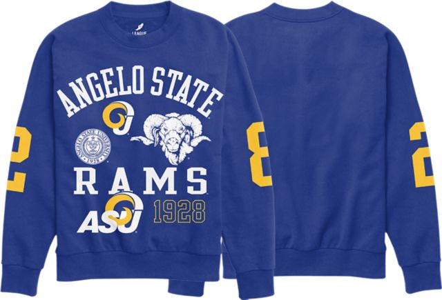 Angelo State University Rams Women's Crewneck Sweatshirt