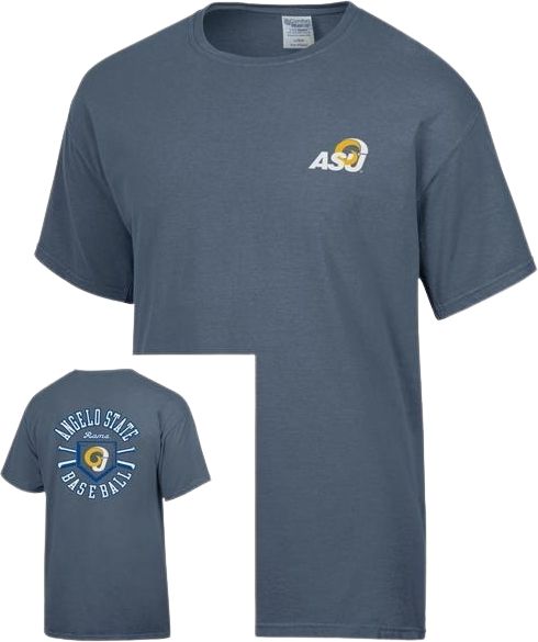 Angelo State University Rams Baseball Short Sleeve T-Shirt