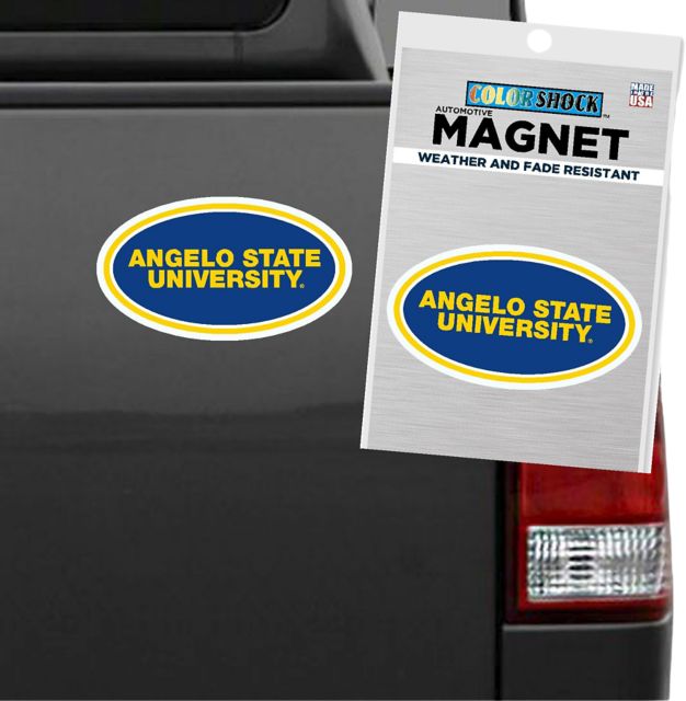 Angelo State University Small 4 x 4 Slogan Magnet