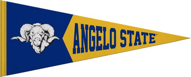 Angelo State University 12x30 Rams Pennant
