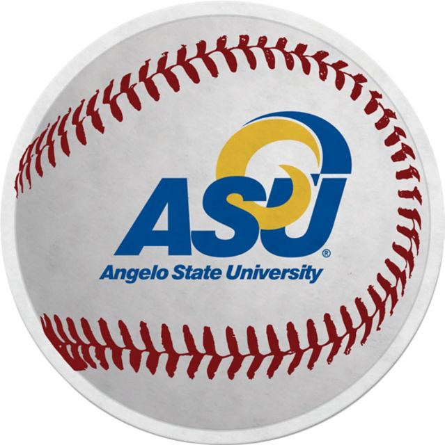 Angelo State University 18x18 Baseball Pennant