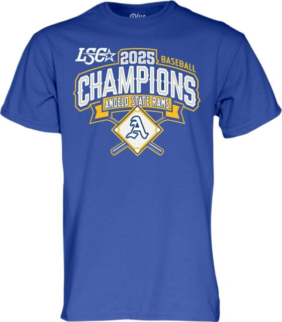 Angelo State University Baseball 2025 Lone Star Tournament Champions Short Sleeve T-Shirt