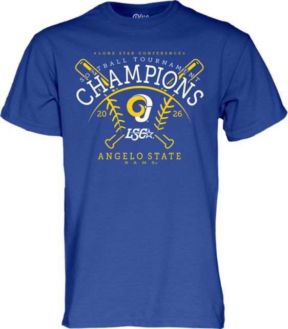 Angelo State University Softball 2026 Conference Champions Short Sleeve T-Shirt
