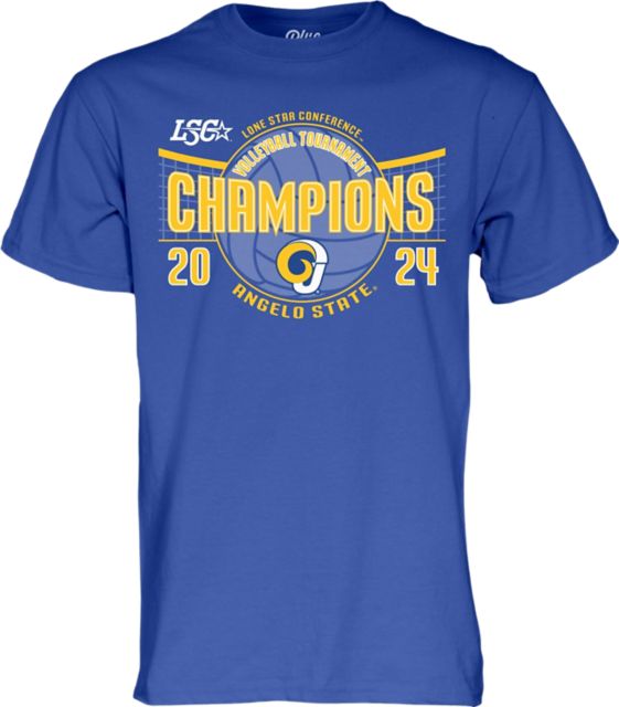 Angelo State University Women's Volleyball 2024 Lone Star Conference Champions Short Sleeve T-Shirt
