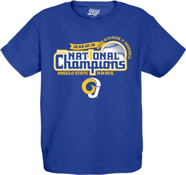 Angelo State Baseball 2023 DII National Champions Youth T-Shirt