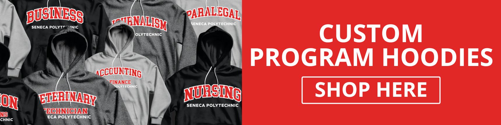 Custom Program Hoodies. Shop Now. 
