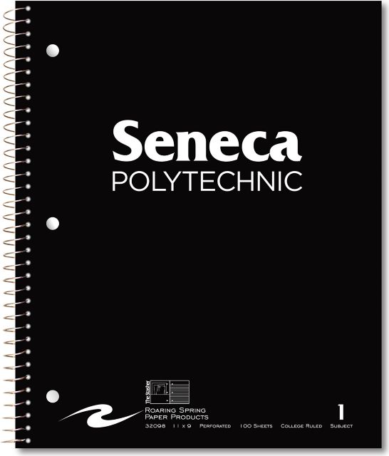 Seneca Polytechnic 100 Sheet 1 Subject Notebook