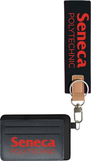 Seneca Polytechnic ID Holder with Keychain