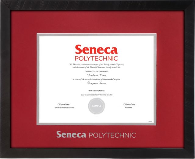Seneca Polytechnic 15x19 Diploma Frame