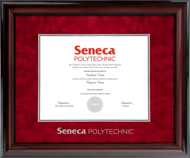 Seneca Polytechnic 15x19 Verona Diploma Frame