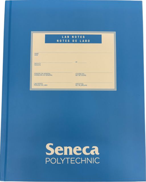 Seneca Polytechnic 200 Page Lab Book