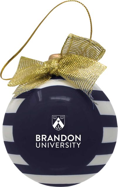 Brandon University Ceramic Bulb Ornament