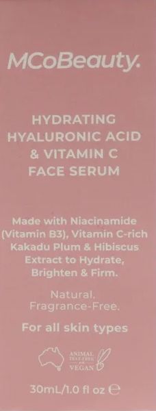 SERUM HYDR HYAL ACID & VIT C
