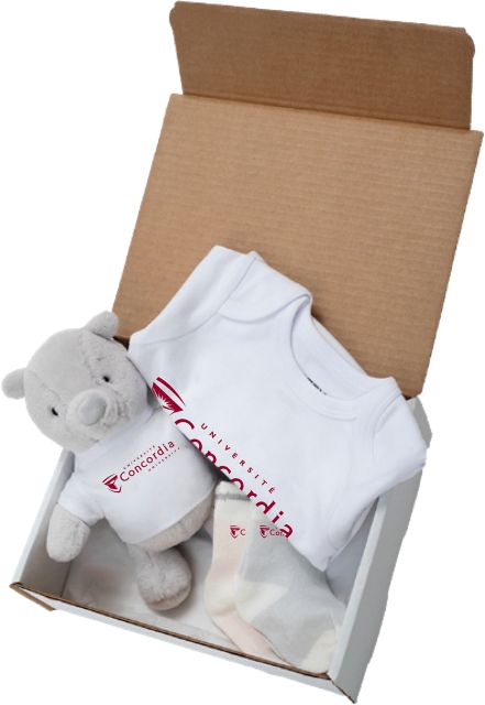Ensemble cadeau pour bébé Université Concordia