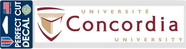 Concordia University 3 x 10 Decal