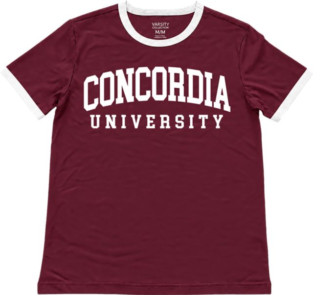 Concordia University Women's Ringer Short Sleeve T-Shirt