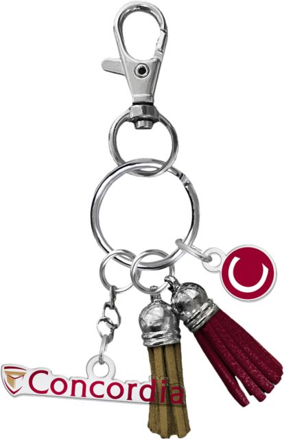 Concordia University Charm Keychain