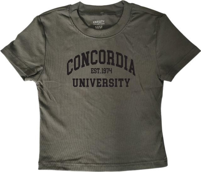 Concordia University Women's Ribbed T-Shirt