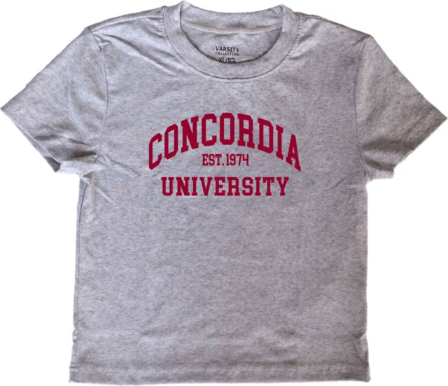 Concordia University Women's Ribbed Short Sleeve T-Shirt