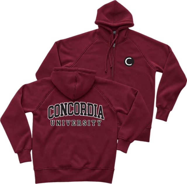 Concordia University Full Zip Hooded Sweatshirt
