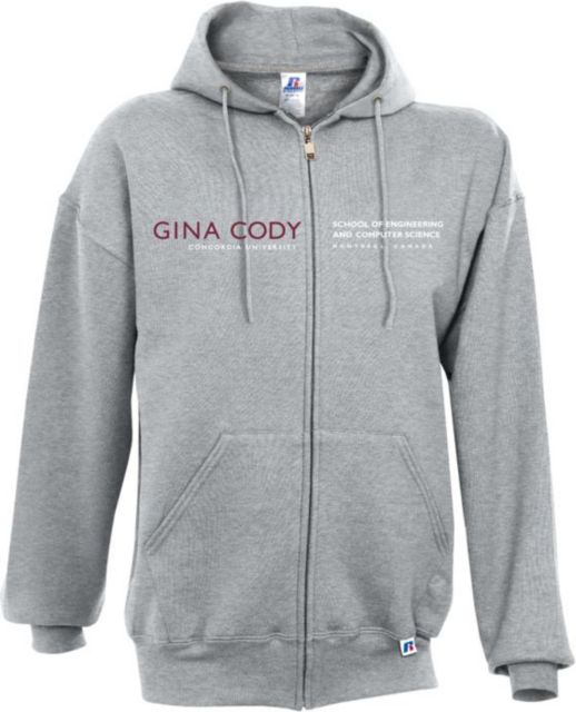 Concordia University Gina Cody School of Engineering and Computer Science  Full Zip Hooded Sweatshirt