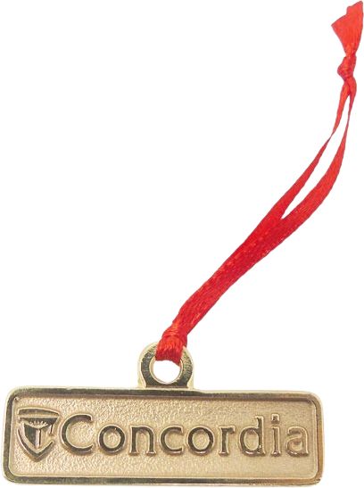 Concordia University Cast Metal Ornament