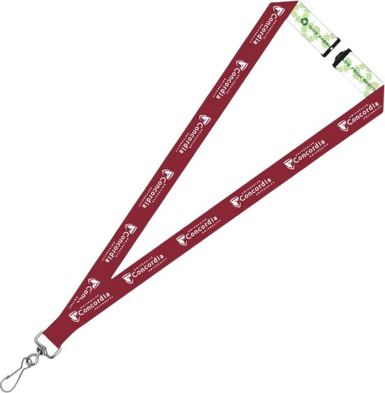Concordia University 3/4'' Recycled Lanyard