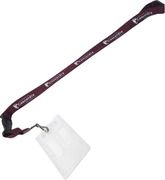 Lanière tubulaire Université Concordia 1,9&nbsp;cm
