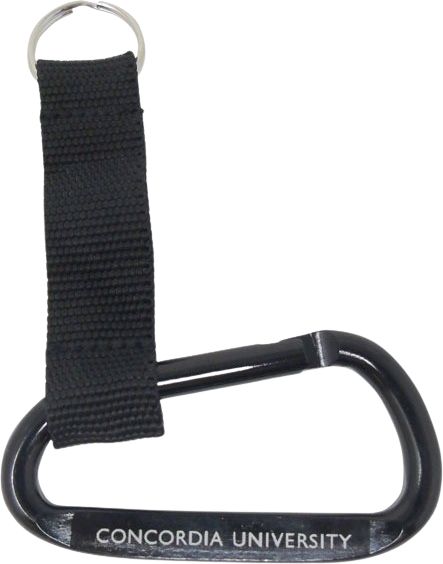 Concordia University Carabiner with Strap