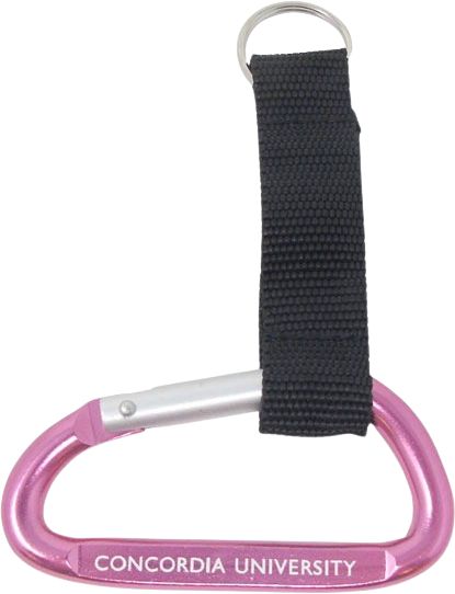 Concordia University Carabiner with Strap