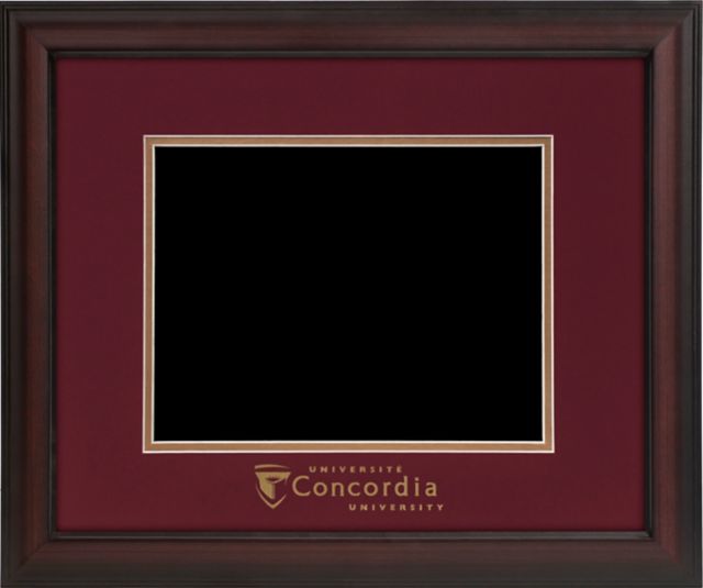 Concordia University Double Mat 15 in. x 18 in. Studio Diploma Frame