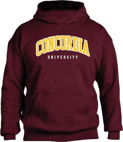 Concordia 2025 university hoodie