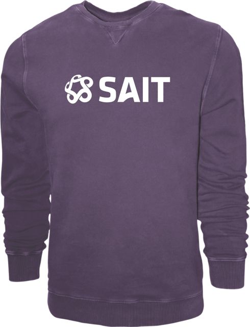 Southern Alberta Institute of Technology Garment Dye Crewneck Sweatshirt