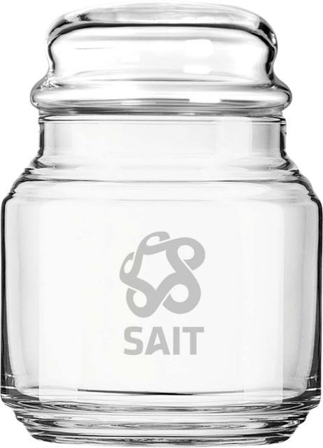 Southern Alberta Institute of Technology Glass Candy Jar