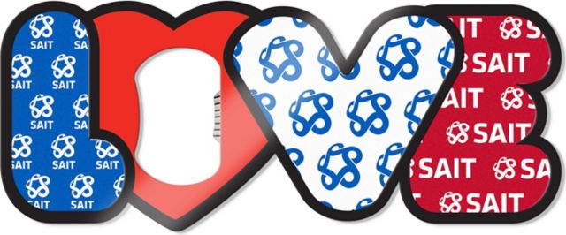 Southern Alberta Institute of Technology Love Bottle Opener