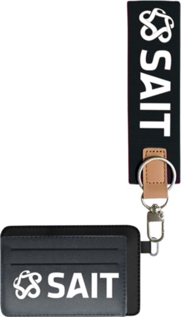 Southern Alberta Institute of Technology ID Holder with Keychain