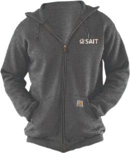 Southern Alberta Institute of Technology Full Zip Hooded Sweatshirt