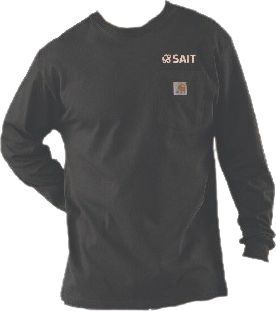 Southern Alberta Institute of Technology Pocket Long Sleeve T-Shirt