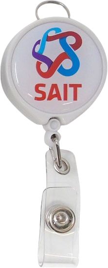 Southern Alberta Institute of Technology Reel Badge Holder