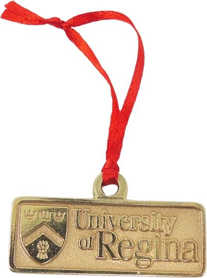 University of Regina Cast Metal Ornament