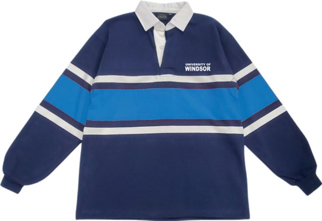 University of Windsor Collared Rugby Long Sleeve Tee