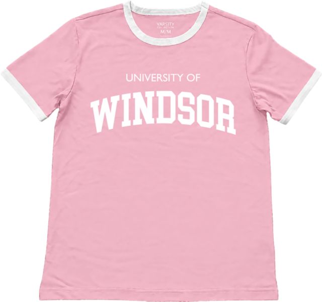 University of Windsor Women's Ringer Short Sleeve T-Shirt