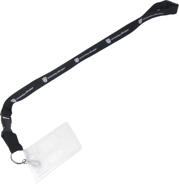 University of Windsor 3/4'' Tube Lanyard