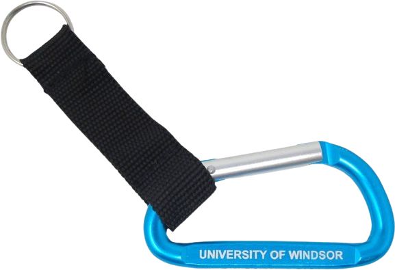 University of Windsor Carabiner with Strap