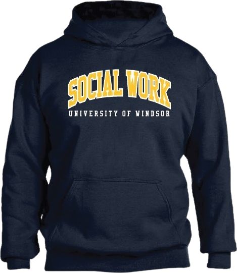 University of Windsor Social Work Hooded Sweatshirt