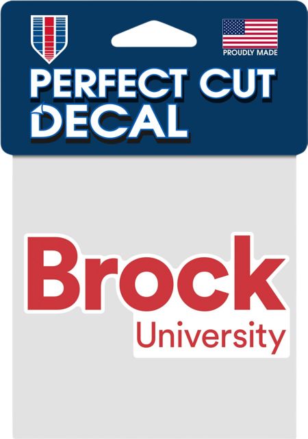Brock University 4x4 Decal