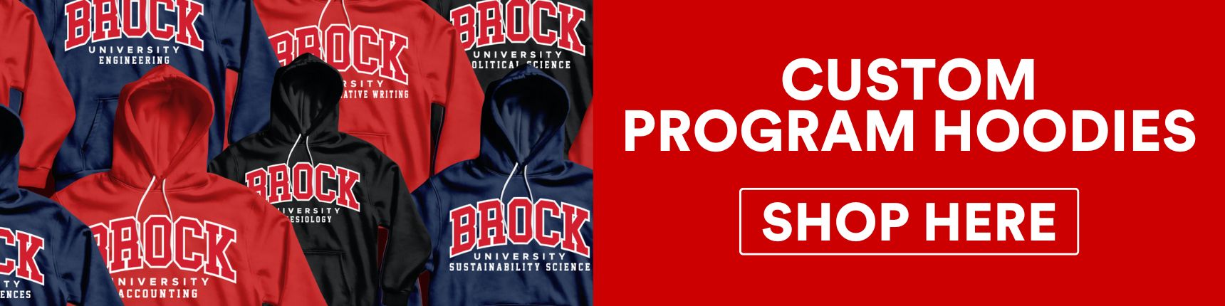 Custom Program Hoodies. Shop Now. 