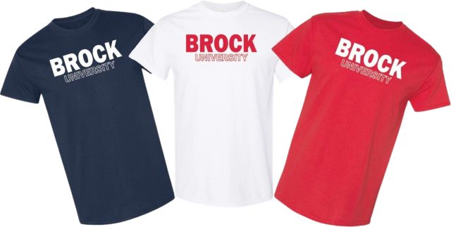 Brock University 3 Pack T-Shirts in Bag