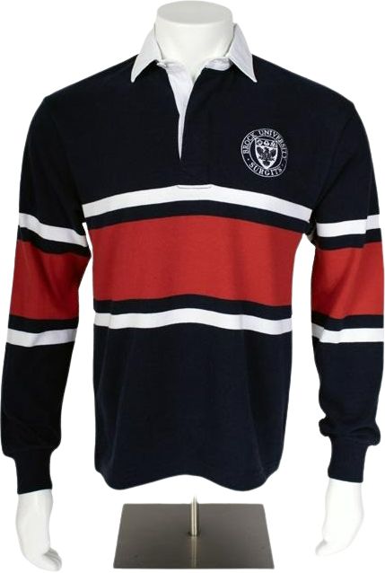 Brock University Collared Rugby Long Sleeve Tee